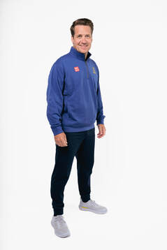 Head coach Sam Hallam of the Swedish men's national ice