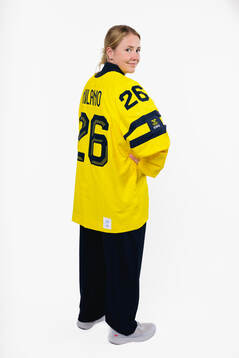 Lina Ljungblom of the Swedish women's national ice hockey