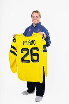 Lina Ljungblom of the Swedish women's national ice hockey