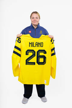 Lina Ljungblom of the Swedish women's national ice hockey