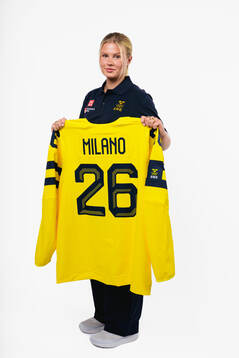 Maja Nylén Persson of the Swedish women's national ice