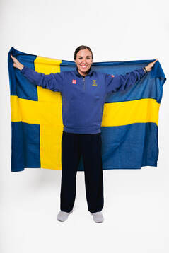 Anna Kjellbin of the Swedish women's national ice hockey
