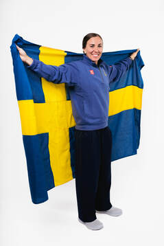 Anna Kjellbin of the Swedish women's national ice hockey
