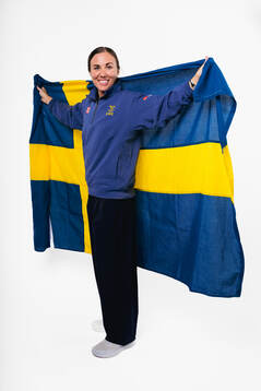Anna Kjellbin of the Swedish women's national ice hockey