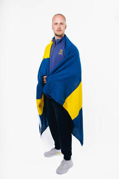 Elias Pettersson of the Swedish men's national ice hockey