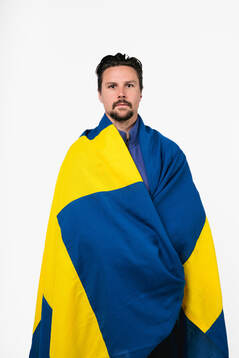 Erik Karlsson of the Swedish men's national ice hockey team