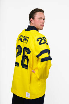Lucas Raymond of the Swedish men's national ice hockey team