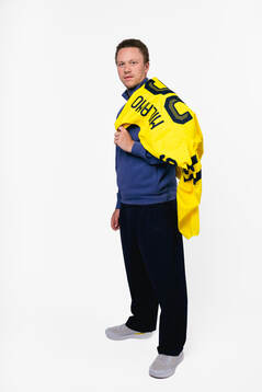 Lucas Raymond of the Swedish men's national ice hockey team