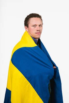 Lucas Raymond of the Swedish men's national ice hockey team