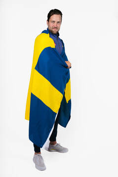 Victor Hedman of the Swedish men's national ice hockey team