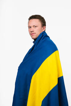 Lucas Raymond of the Swedish men's national ice hockey team