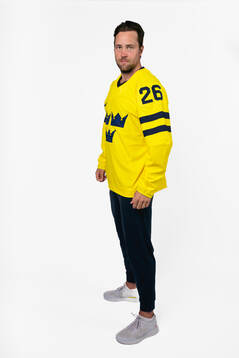 Victor Hedman of the Swedish men's national ice hockey team