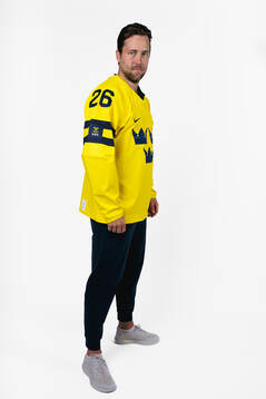 Victor Hedman of the Swedish men's national ice hockey team