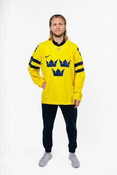 William Karlsson of the Swedish men's national ice hockey