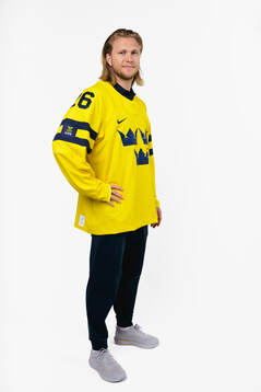William Karlsson of the Swedish men's national ice hockey