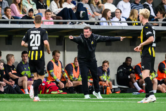 Coach Jens Gustafsson of Häcken
