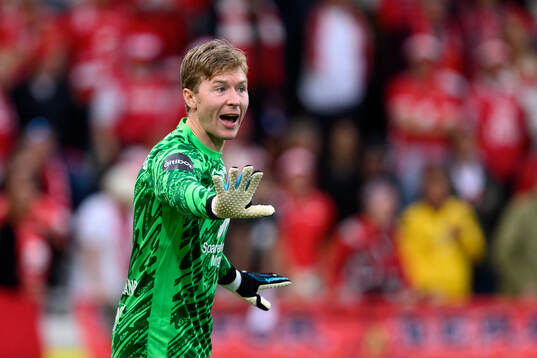 goalkeeper Mathias Dyngeland of Brann