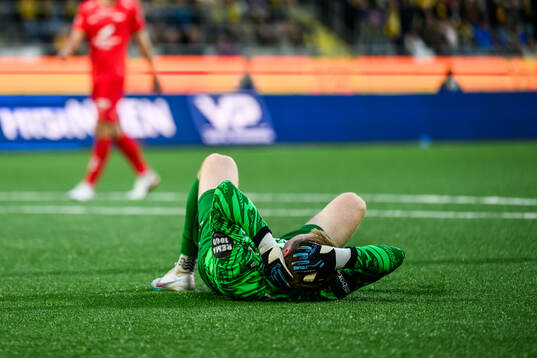 Goalkeeper Mathias Dyngeland of Brann