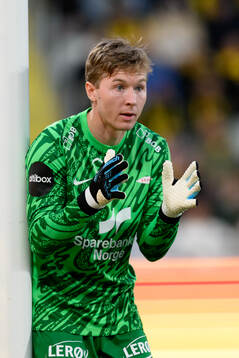 Goalkeeper Mathias Dyngeland of Brann