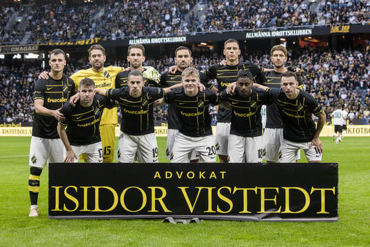 The starting eleven of AIK