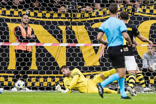 Goalkeeper Kristoffer Nordfeldt of AIK