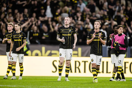Thomas Poppler Isherwood and Johan Hove of AIK