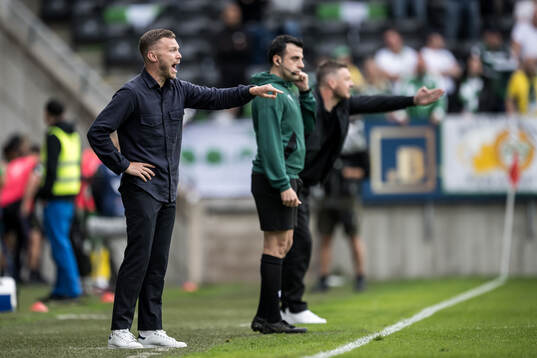 Coach Alfred Johansson of Rosenborg