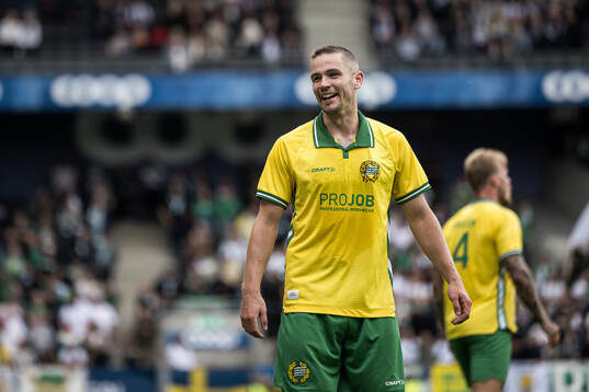 Oscar Johansson Schellhas of Hammarby reacts