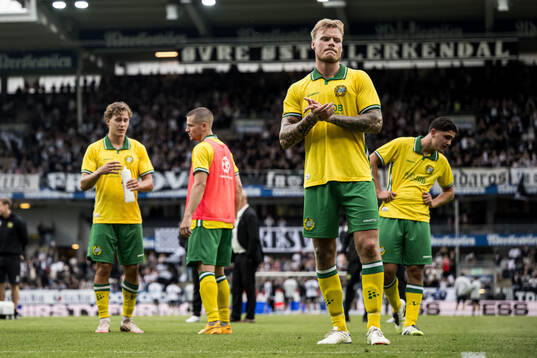 Victor Eriksson of Hammarby looks dejected