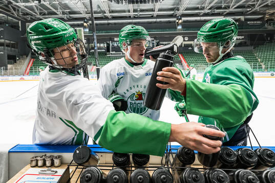 Vladimir Dravecký, Isac Solberg och Linus Sjödin
