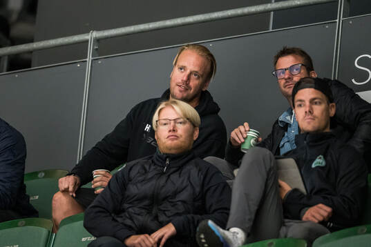 Sportchef Jacob Strandberg och sportchef Hampus Sjöström