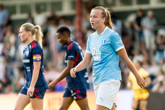 Malmö FFs Sara Kanutte Sørensen Fornes deppar