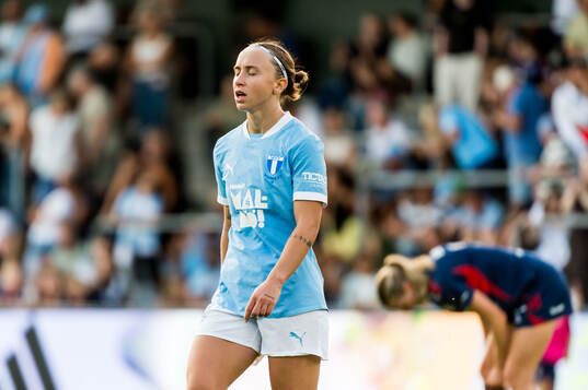 Malmö FFs Miljana Ivanovic deppar