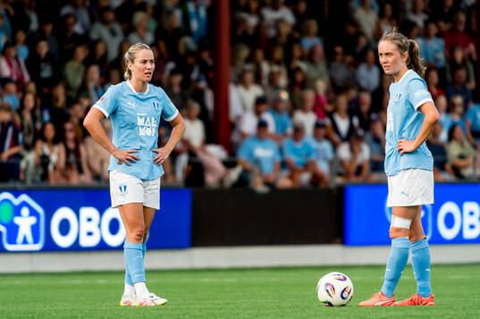 Malmö FFs Courtney Nevin och Matilda Kristell