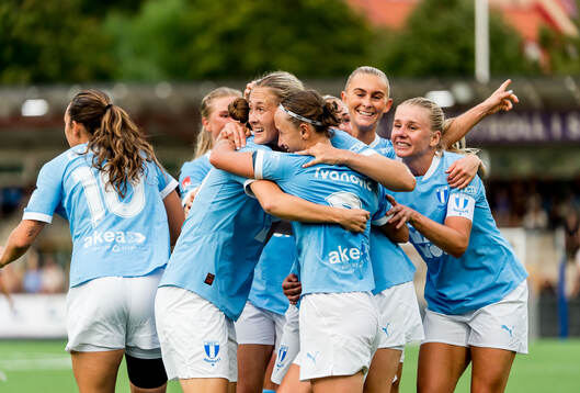 Malmö FFs Anna Plantin jublar