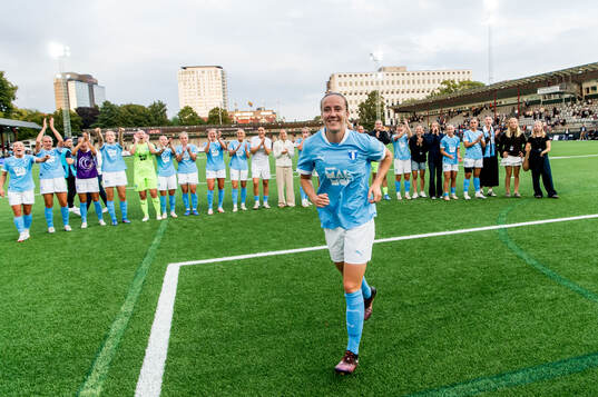 Malmö FFs Anna Plantin jublar