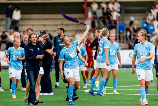 Malmö FFs spelare jublar