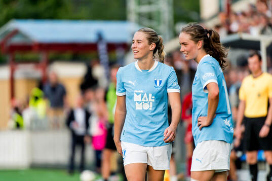 Malmö FFs Courtney Nevin och Matilda Kristell