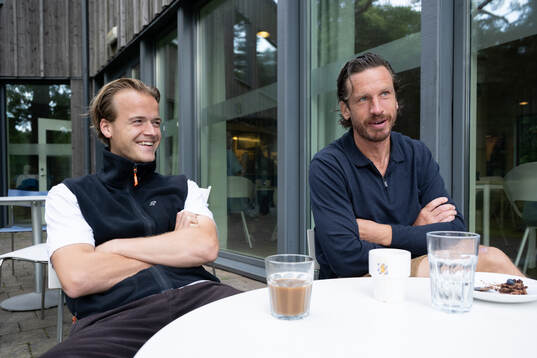 IFK Göteborgs August Erlingmark och Gustav Svensson
