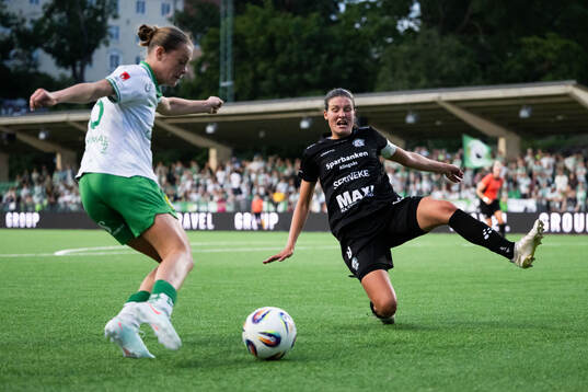 Hammarbys Sofia Reidy och Alingsås Tove Lorén