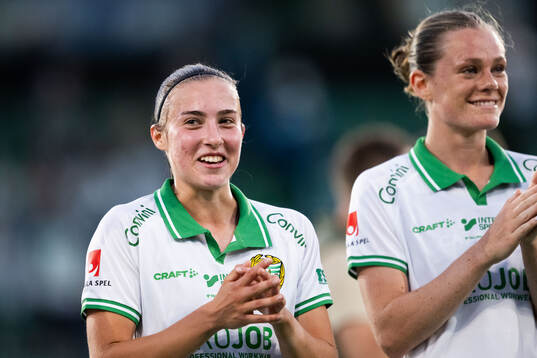Hammarbys Vilma Emilia Koivisto jublar