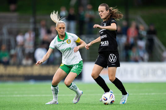 Hammarbys Alice Carlsson och Alingsås Alma Öberg