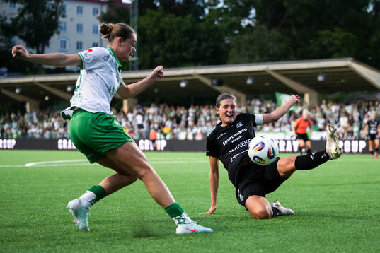 Hammarbys Sofia Reidy och Alingsås Tove Lorén