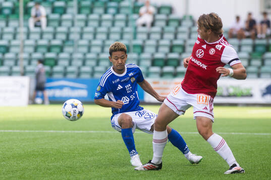 GIF Sundsvalls Taiki Kagayama och Sandvikens IFs Linus