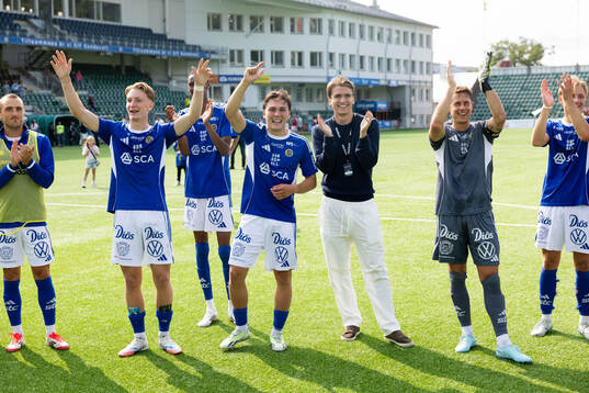 GIF Sundsvalls Hugo Aviander, Miguel Sandberg och målvakt