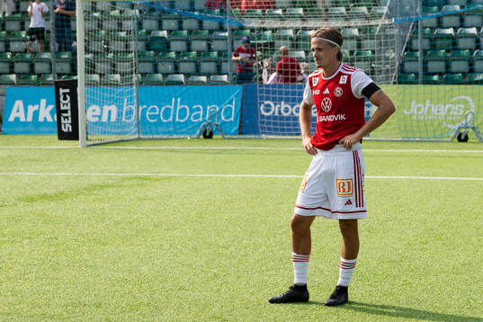 Sandvikens IFs Johan Arvidsson deppar