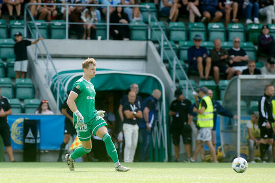 Sandvikens IFs målvakt Otto Lindell