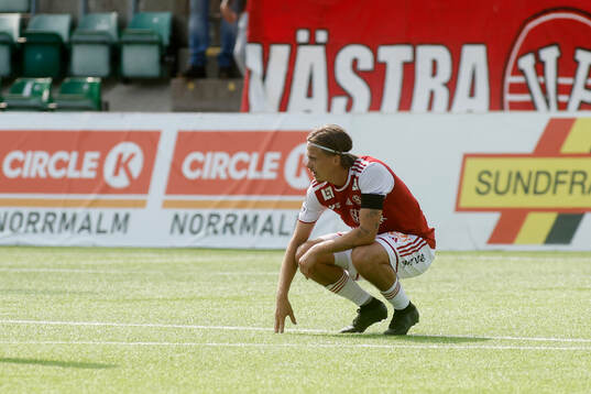 Sandvikens IFs Johan Arvidsson deppar