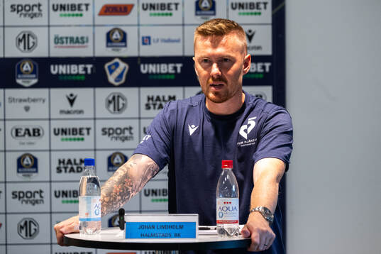 Halmstads tränare Johan Lindholm