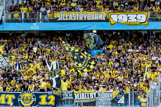 under fotbollsmatchen i Allsvenskan mellan Malmö FF och